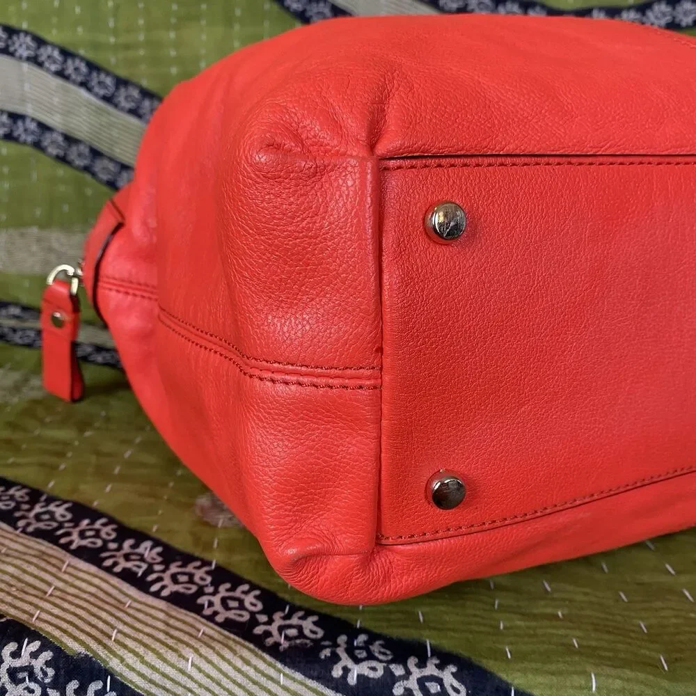 Kate Spade Flame Red Five Points Camille Large Crossbody/ Shoulder Bag